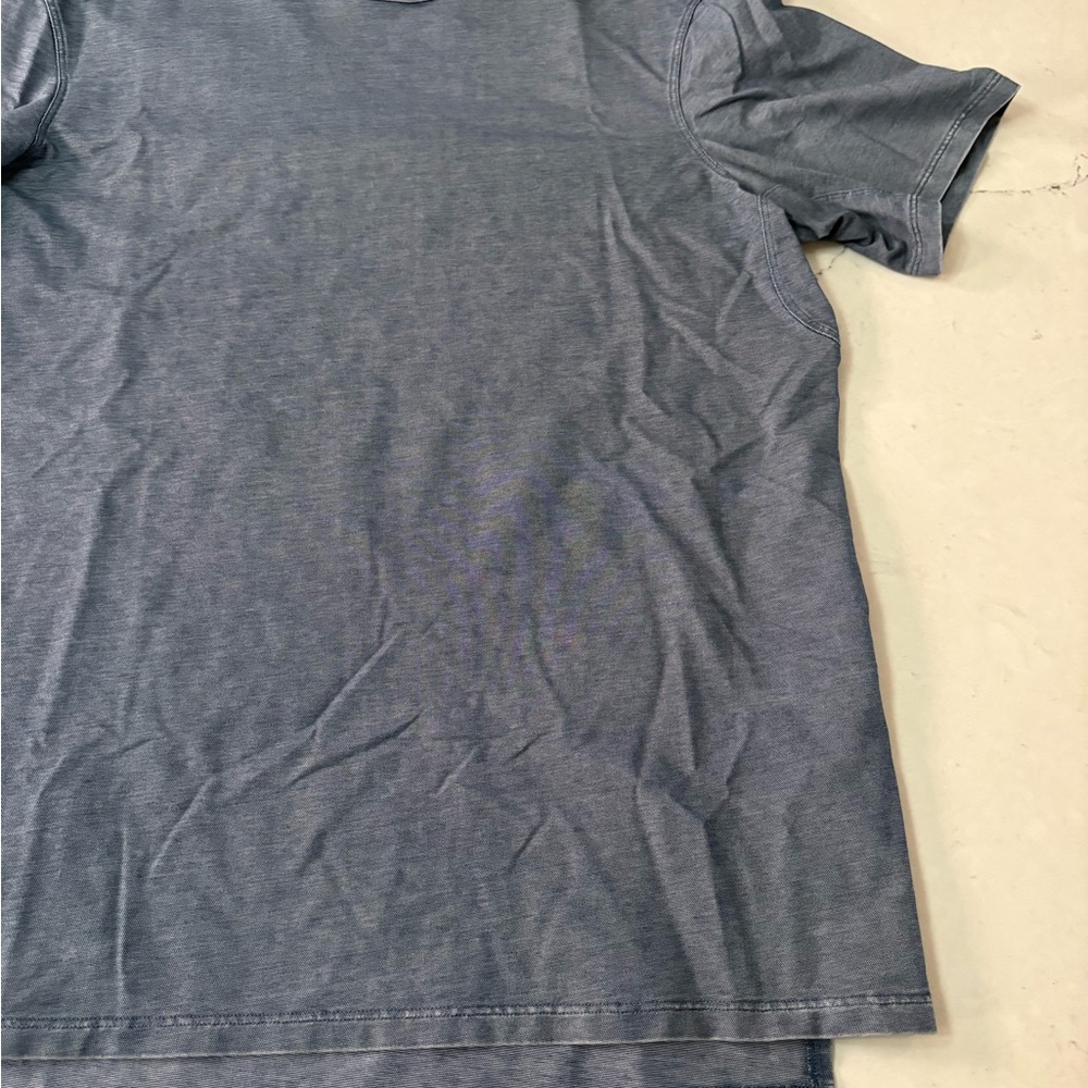 Lululemon Men's Commission Short Sleeve Blue Grey T Shirt Size M? Athleisure